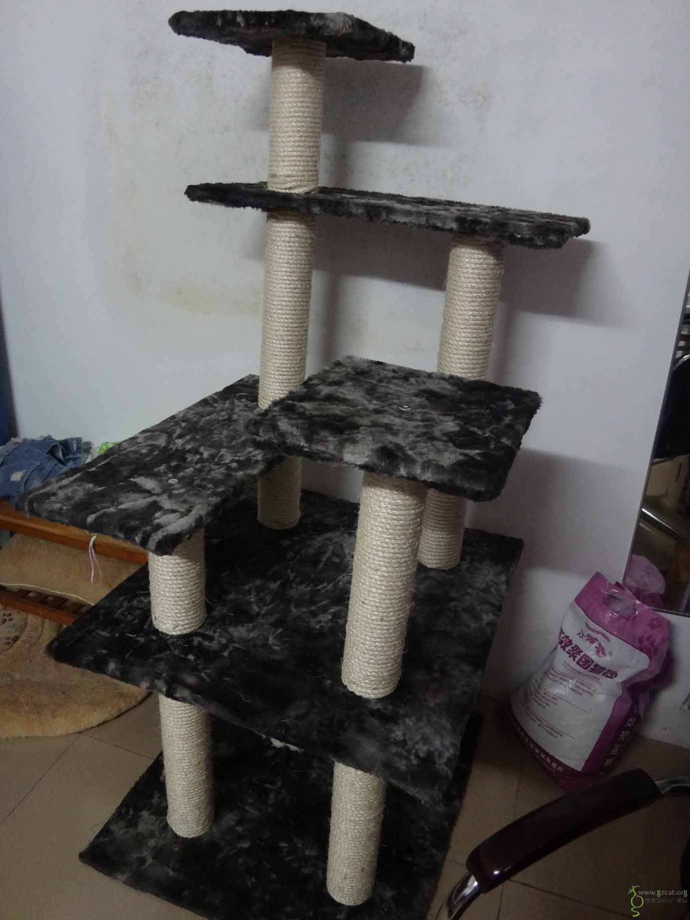 自制diy 猫爬架制作过程